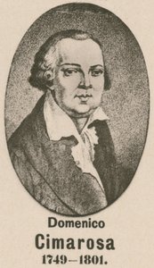 Domenico Cimarosa (wklęsłodruk) autorstwa English School