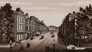 Donegal Place, Belfast 1880 (lito) autorstwa English School