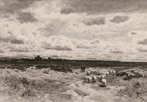 Dornoch, według G Reid, RSA (litografia) autorstwa English School