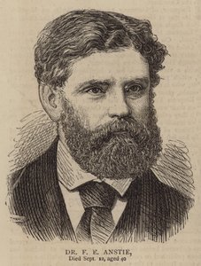 Dr F E Anstie (Grawerowanie) autorstwa English School
