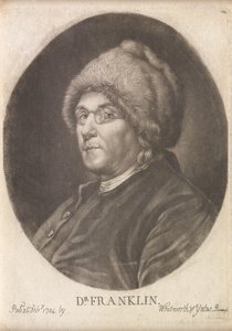 Dr Franklin, 1784 (mezzotinta)