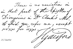 Dr J. Gaisford autorstwa English School