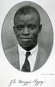 Dr. James Emmanuel Kwegyir Aggrey (1875-1927) (zdjęcie b / w)   Anababu autorstwa English School