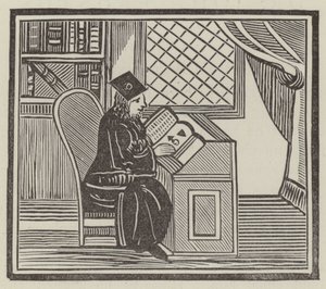Dr John Faustus (grafika) autorstwa English School
