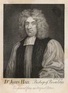 Dr John Hail, biskup Bristolu w 1691 r. autorstwa English School