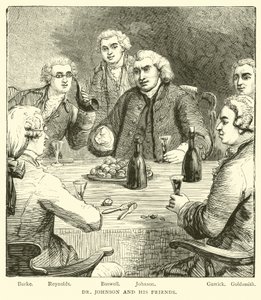 Dr Johnson i jego przyjaciele autorstwa English School