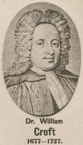 Dr William Croft (grawiura) autorstwa English School