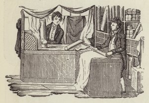 Sklep Draperski (grawerunek) autorstwa English School