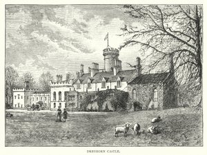 Zamek Dreghorn (rycina) autorstwa English School