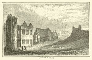 Zamek Dudley (grawerunek) autorstwa English School