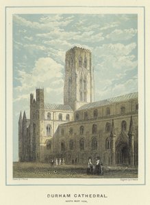Katedra w Durham, widok na północny zachód autorstwa English School