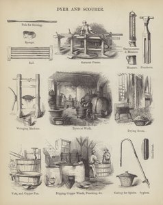 Dyer and Scourer (grawerunek) autorstwa English School