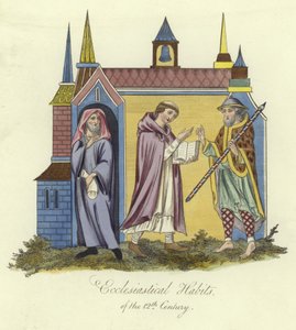 Nawyki kościelne z XII wieku autorstwa English School