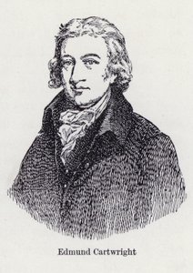Edmund Cartwright , angielski wynalazca krosna mechanicznego (lito) autorstwa English School