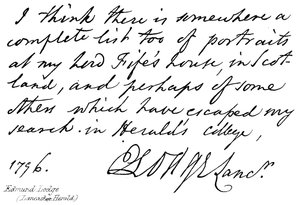 Edmund Lodge (Zwiastun Lancaster) autorstwa English School