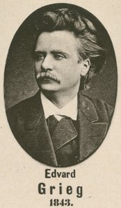 Edvard Grieg (Grawerowanie) autorstwa English School