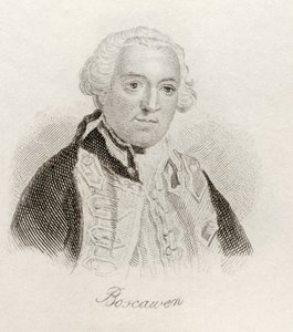 Edward Boscawen, ze „Słownika historycznego Krabba”, opublikowanego w 1825 r. autorstwa English School