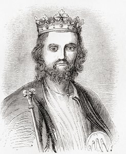 Edward II, alias Edward z Caernarfon, ze Starej Anglii: A Pictorial Museum, opublikowanego w 1847 r. autorstwa English School
