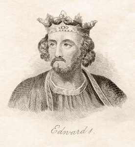 Edward I, ze „Słownika historycznego Krabba”, opublikowanego w 1825 r. autorstwa English School