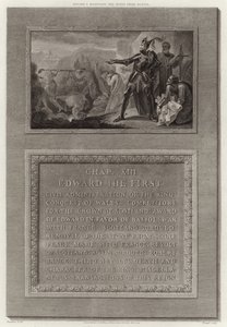 Edward I usuwa kamień z Scone autorstwa English School