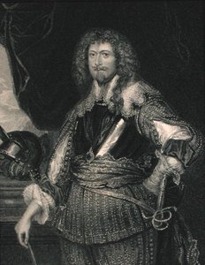 Edward Sackville (1590-1652) 4. hrabia Dorset, z "The Gallery of Portraits", wyd. 1833 (rycina) autorstwa English School