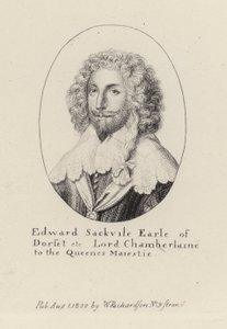 Edward Sackville, hrabia Dorset (grawerowanie) autorstwa English School