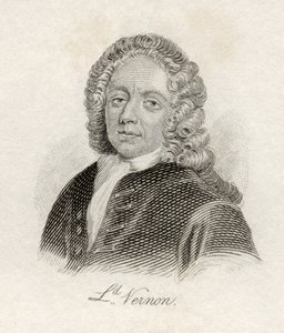 Edward Vernon, z „Słownika historycznego Krabba”, opublikowanego w 1825 r. autorstwa English School