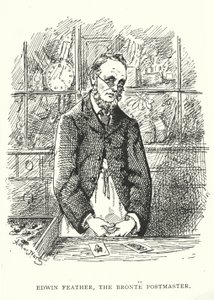Edwin Feather, poczmistrz Bronte (grawerowanie) autorstwa English School