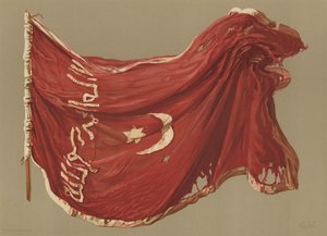Egipski standard Sinkat (chromolitho) autorstwa English School