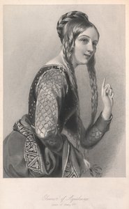 Eleonora z Akwitanii, ilustracja z „Szkiców biograficznych królowych…” autorstwa English School
