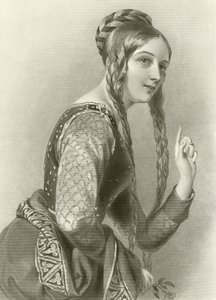 Eleonora Akwitańska, królowa króla Henryka II autorstwa English School