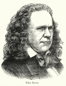 Elias Howe, amerykański wynalazca stebnówki autorstwa English School