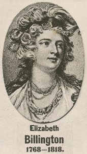 Elizabeth Billington (grawiura) autorstwa English School
