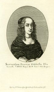 Elżbieta Stuart, druga córka króla Karola I autorstwa English School