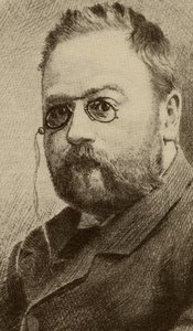 Emil Zola (1840-1902) autorstwa English School