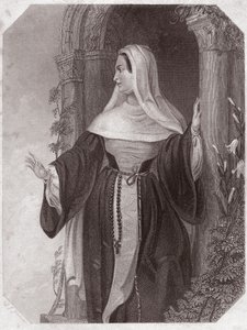 Emilie, żona Aegeona, ksieni wspólnoty Efezy (Komedia omyłek) Emilia Lady Abbess at Ephesus (Komedia omyłek) w - „” Galerie des femmes de Shakespeare, zbiór czterdziestu pięciu poważnych portretów wczesnych artystów londyńskich , wzbogacony o autorstwa English School