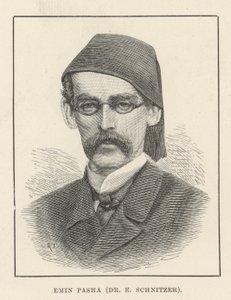 Emin Pasha (Dr E Schnitzer) (Grawerowanie) autorstwa English School