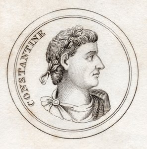 Cesarz Konstantyn, ze „Słownika historycznego Krabba”, opublikowanego w 1825 r. autorstwa English School