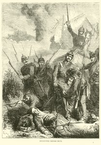 Spotkanie przed Metz, sierpień 1870 autorstwa English School