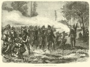 Spotkanie w lesie przed Metz, październik 1870 autorstwa English School