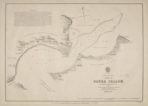 Wejście do Darra Salaam przez komandora R. Bradshawa, HMS Star autorstwa English School