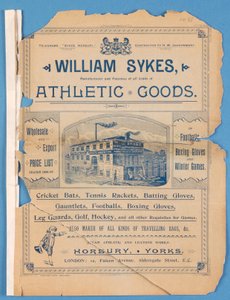 Katalog urządzeń wyprodukowany przez Williama Sykesa, 1896 autorstwa English School