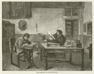 Erasmus w swoim studium autorstwa English School