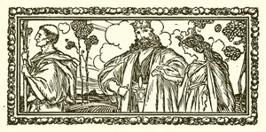 Ethelbert i Bertha autorstwa English School