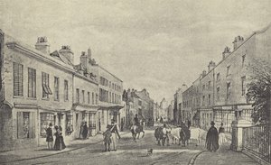 Eton High Street, 1844 (grawiura) autorstwa English School