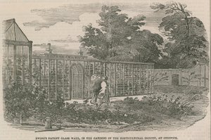 Ewings Patent Glass Wall, w ogrodach Towarzystwa Ogrodniczego w Chiswick autorstwa English School