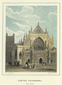 Katedra w Exeter, front zachodni autorstwa English School