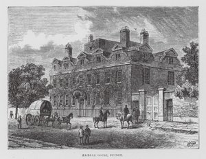 Fairfax House, Putney (litografia) autorstwa English School