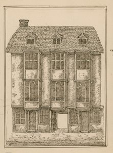 Falcon Tavern, Bankside, Londyn autorstwa English School