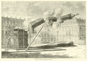 Upadek kolumny Vendome, kwiecień 1871 autorstwa English School